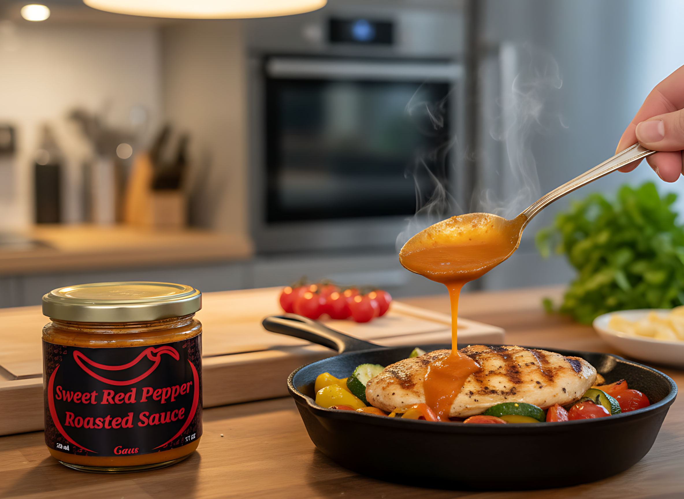 Sweet Red Pepper Roasted Sauce