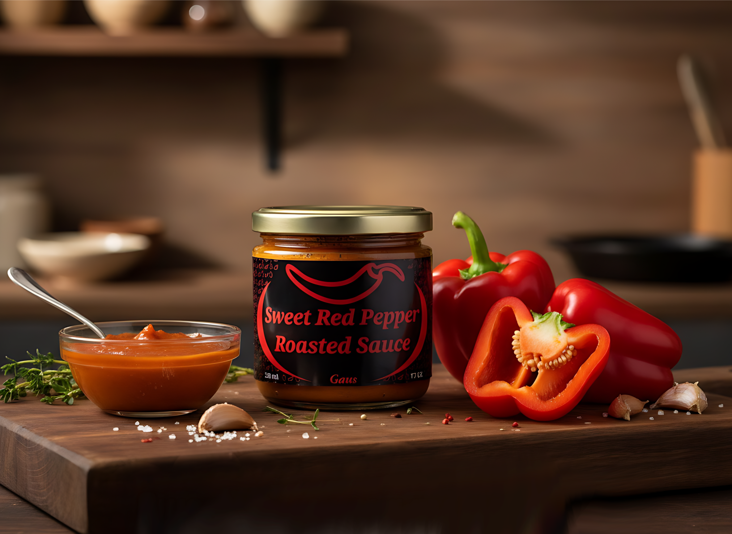 Sweet Red Pepper Roasted Sauce
