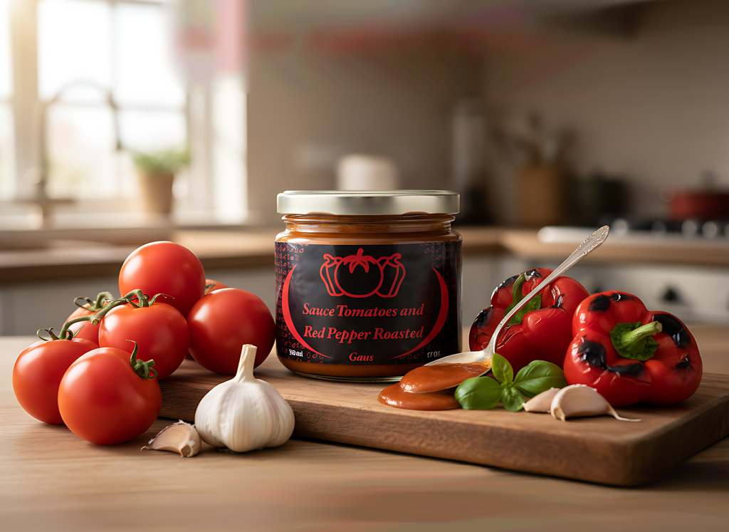 Sauce Tomatoes and Red Pepper Roasted