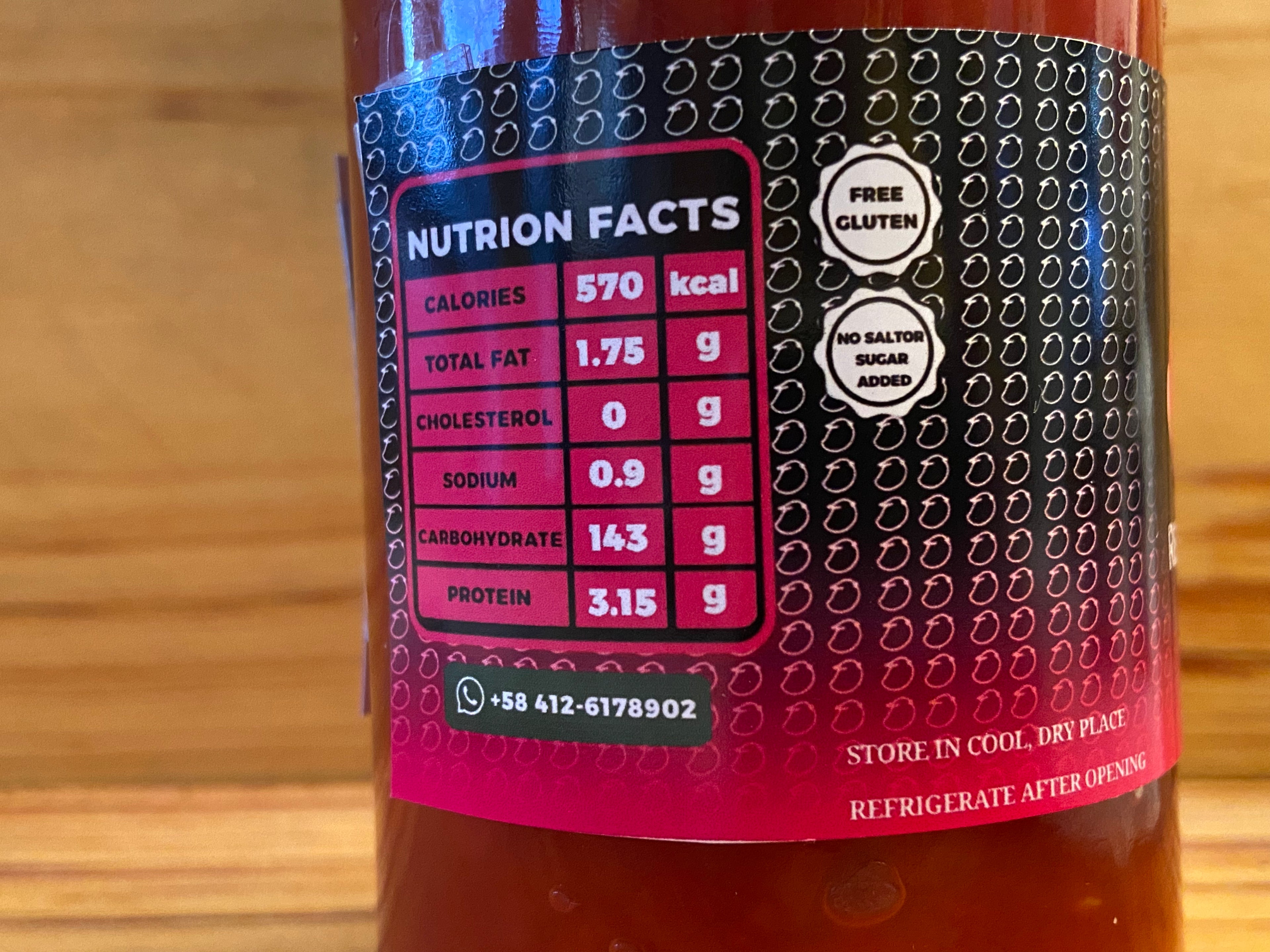 red pepper and habanero jam