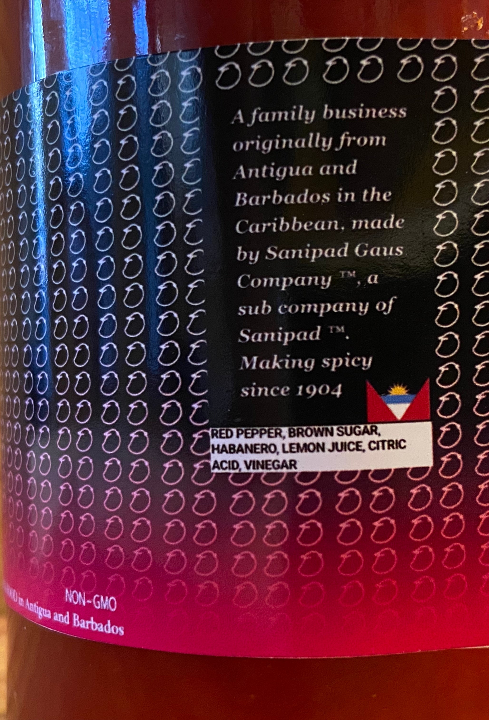 red pepper and habanero jam